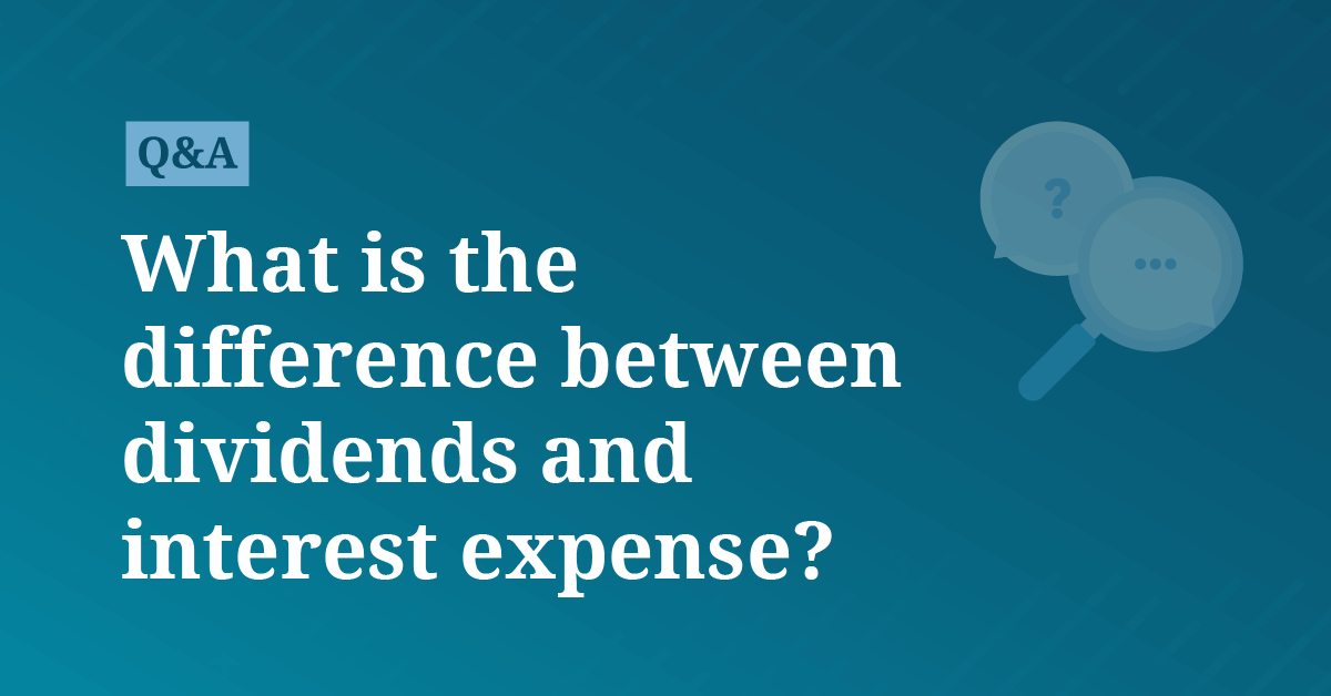 tax difference between dividends and interest